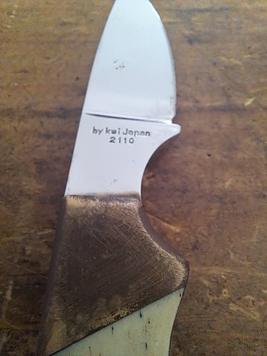 Kershaw Oregon USA 2110 Honcho Knife Made In Japan 1979 Leather Case Clean - Picture 6 of 21