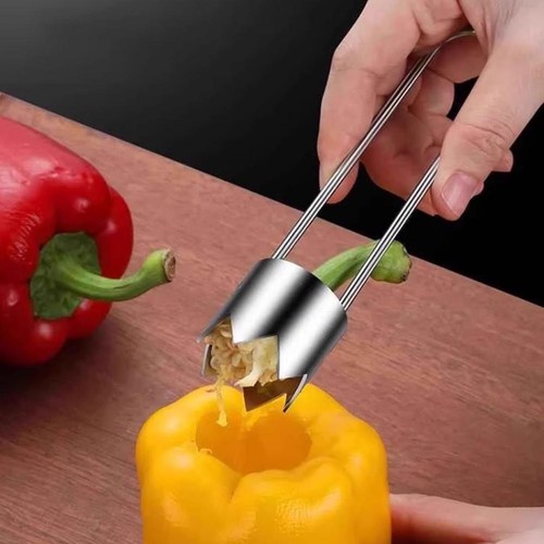 Apfelentkerner Stahlkernentferner Küchenwerkzeug Obst Pip Utensil Birne F1C7 - Bild 9 von 19