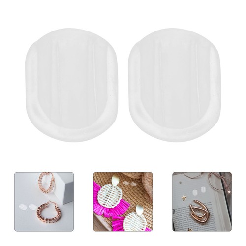  60 Pcs Clip on Earring Cushion Pads Cushions Clip-on Findings Base - Bild 4 von 20