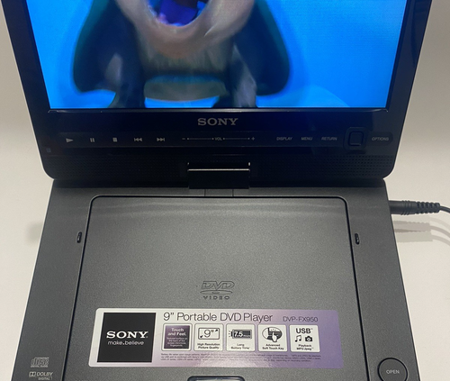 Sony DVP-FX950 9" LCD Portable CD/DVD Player Rotating Fold Screen Battery Remote - Picture 11 of 23