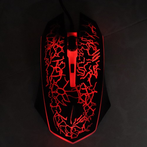 Kabelgebundene Maus Schwarz USB-Anschluss Gaming Büro Business Leuchtend Op CHP - Bild 22 von 22
