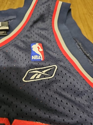 Jason Kidd New Jersey Nets Reebok Team Apparel Stitch Azul Marino Talla XL Largo +2 - Imagen 5 de 14