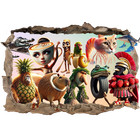 Italian Brain Rot Removable Wall Sticker | Smashed Teen Bedroom Wall Art