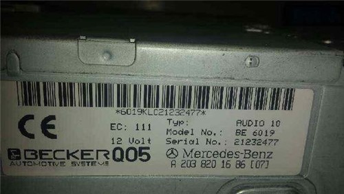 RADIO Mercedes-Benz C (W203) 2004 A2038201686 - Bild 3 von 5