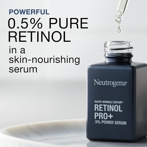 Neutrogena Rapid Wrinkle Repair Retinol Pro+ 0.5% Power Serum - Made in France - Picture 2 of 6