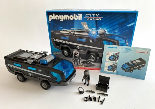 PLAYMOBIL 5564 SEK-Einsatztruck mit Licht und Sound Polizei OVP Auto