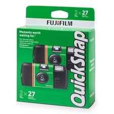 Fujifilm QuickSnap Flash 400 35mm Single-Use Disposable Camera with Flash, 27 Ex