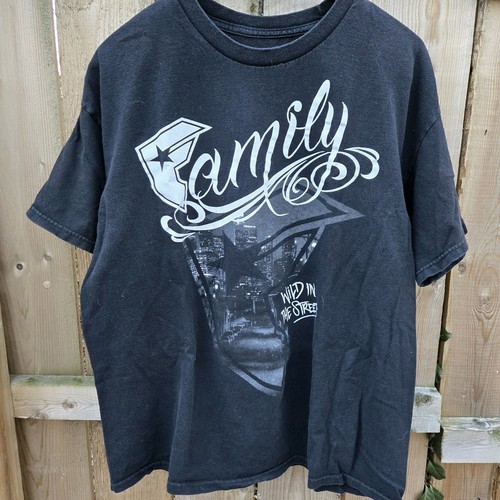 Camiseta Famous Stars And Strap Para Hombre L Negra Y2K Grunge Family De Colección - Imagen 5 de 6