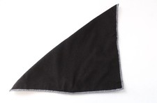 Suitsupply Men's Pocket Square 33 X 33 CM Dark Brown Gray Wool-Silk