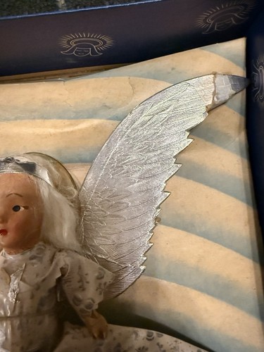 Rare 1940s Vintage Halo Angel Tree Topper —-Working - Bild 7 von 14