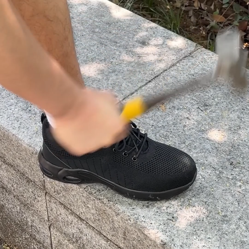 Mens Work Boots Steel Toe Safety Shoes Indestructible Sneakers Lightweight Shoes - Video 1 of 1