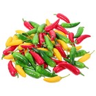  60 Pcs Falscher Pfeffer Künstliches Paprika Chili -Dekorationen -Pfefferdekor