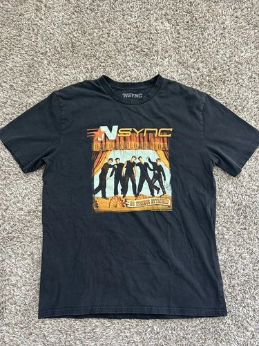 Vintage NSYNC No Strings Attached T-Shirt Men’s Large Y2K Vintage vintage concert t-shirt, vintage, size L, single stitch, B+ condition
