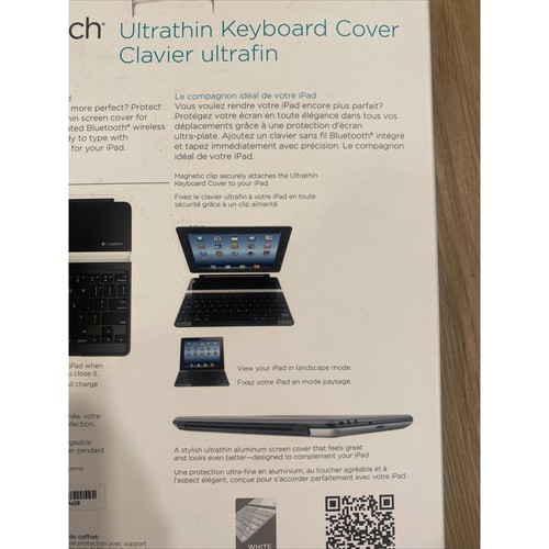 Logitech Ultrathin Keyboard Cover For iPad 2 or iPad (3rd Generation) Bluetooth - Picture 6 of 8