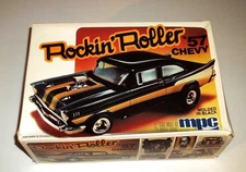 Vintage MPC 1/25 Scale '57 Rockin'Roller Chevy! #1-0809! Excellent!