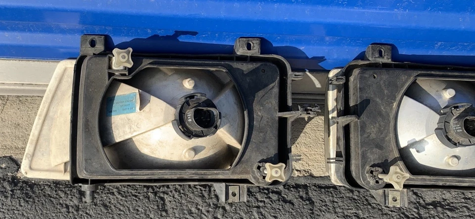 Par de lámparas de cabeza de faros Hella Saab 900 SPG 1987-1994 ¡¡RARAS!!! Foto 3 de 4