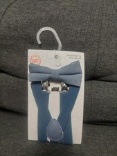 Wonder Nation Boys Stretch Suspenders and Bow Tie Set, 2-Piece New Cute Dress Up