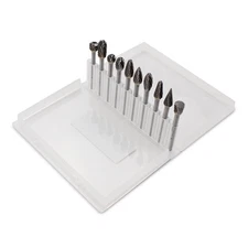 Tungsten Carbide Burr Die Grinder Rotary Tool Bit Set for Metal Engraving and...