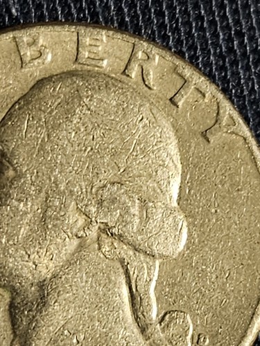 2013 D Quarter Errors Struck Off Center, Letters On Rim - Picture 4 of 13