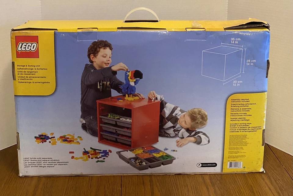 Unidad de almacenamiento y clasificación marca Lego 851917 sin construir en caja dañada Foto 4 de 4
