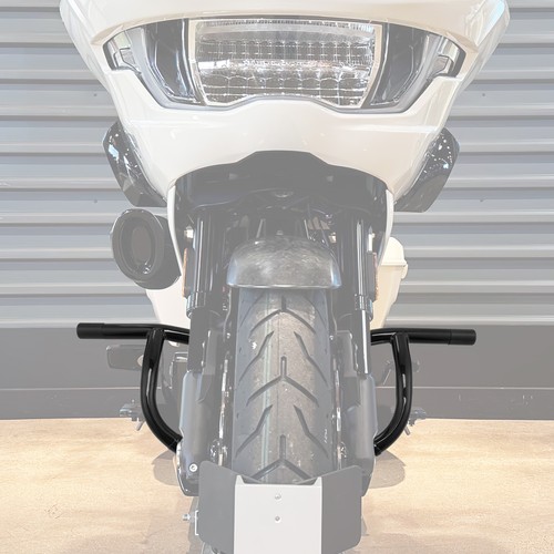 Fit For Harley Road King Electra Glide Engine Guard Flat Out Crash Bar 2014-2025 - Picture 11 of 12