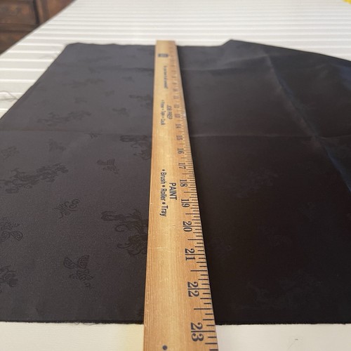 SILK BLACK, FABRIC 1 Yard x 22 Inches Wide or 36 Inches x 22 Wide - Picture 10 of 13