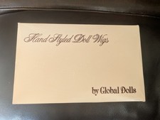Global Dolls Geneva Wig 11-12 Light Brown Marked Display In Box w/All Packaging