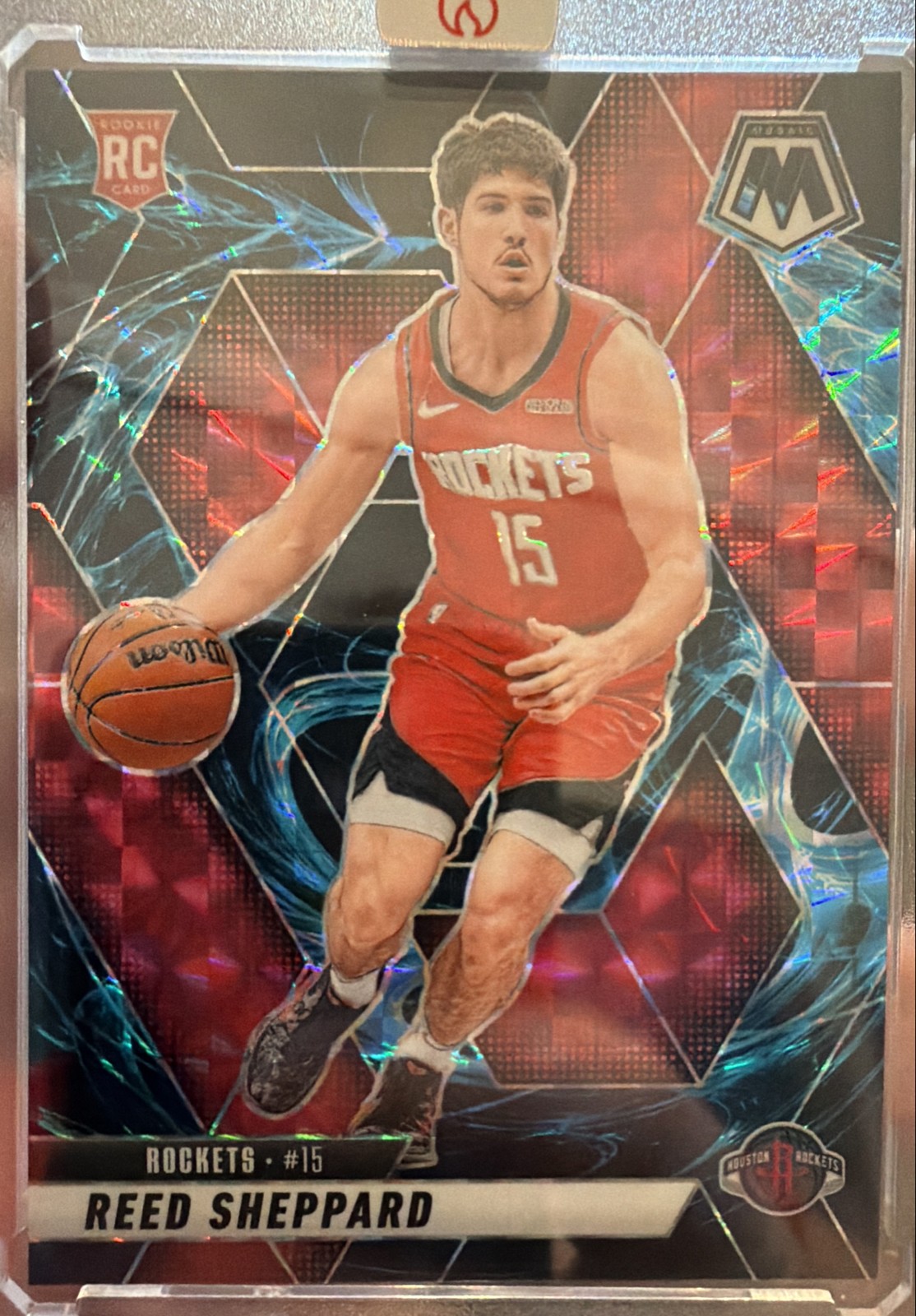 2024-25 Panini Mosaic - Rookies Reed Sheppard #249 Genesis Mosaic Prizm (RC)