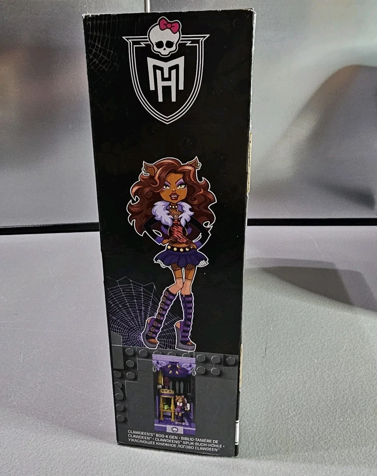 Mega☆ Monster High☆ Juego de construcción Clawdeens Boo-K Den con 298 piezas ☆NUEVO☆ Foto 4 de 4