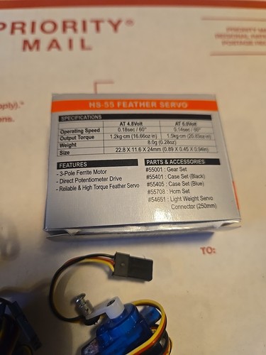 Hitec HS-55 Feather Micro Remote Control Airplane Servo, & Extras - Picture 15 of 22
