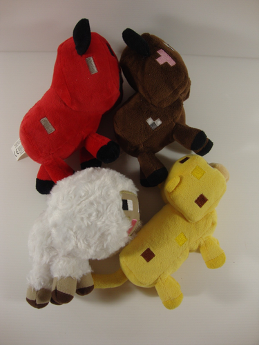 Minecraft Plush Toys 4 Stuffed Animal Plush Soft Toys Mojang - Picture 5 of 6
