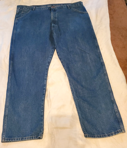 Round House Men's 48x30 Vintage Workwear 5 Pocket Denim Jeans Made In USA - Picture 3 of 10