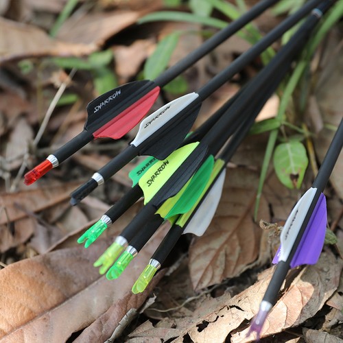 32" 24T Pure Carbon Arrows 001" SP300-1000 ID4.2mm Recurve Bow Shooting Hunting - Picture 6 of 29