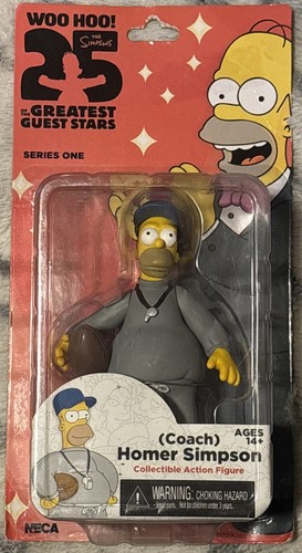 NECA Simpsons Serie 1 Coach Homer Simpson Actionfigur BRANDNEU - Bild 1 von 19