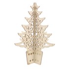 Desktop Decorations Holiday Tabletop Trees Unfinished Wood Ornaments