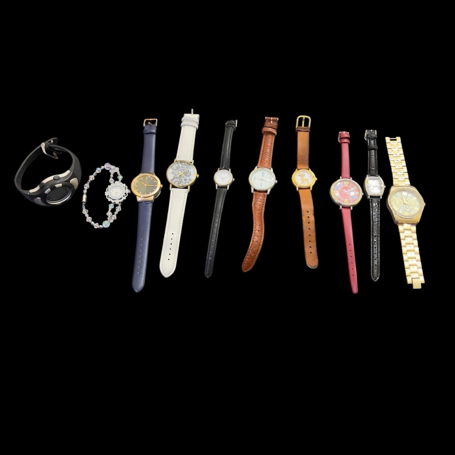 More Mix Lot Bowflex Accutime, SKC, FMD, Estate Watch Untested Disney, &amp; BWC, - - vintagewatches.pk