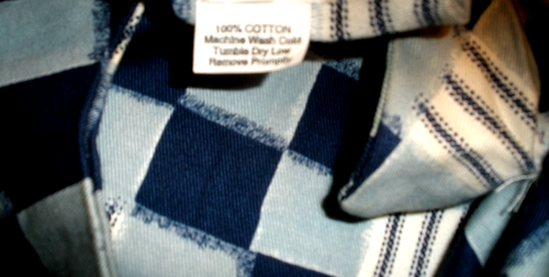 Mulberry lane Boutique Girls sz 10 Modest Dress Long Blue Check Cotton Jumper - Picture 9 of 9