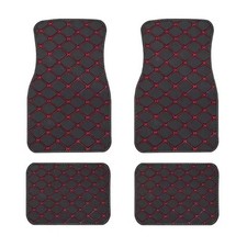 Car Floor Mats 4pcs Universal Pu Leather Waterproof Auto Foot Pad Protector Carp Car Floor Mats 4pcs Universal Pu Leather Waterproof Auto Foot Pad Protector Carp