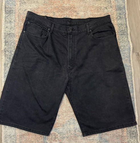 Pantalones Cortos Hombre’s Denim Negro Levi’s Largo Más Largo - Imagen 2 de 7