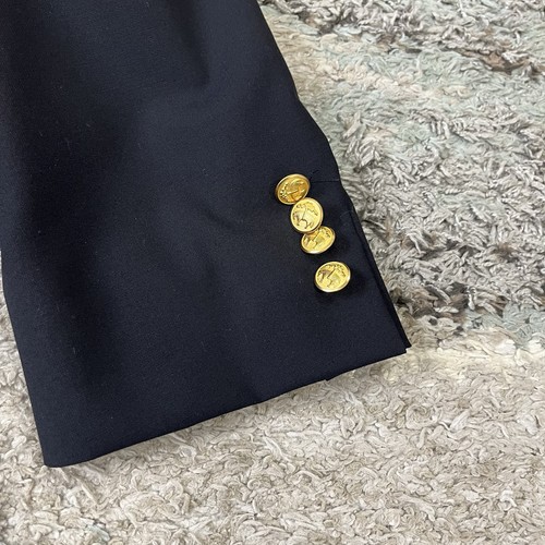 Brooks Brothers 1818 Blazer 42 L Loro Piana Madison Navy Gold Knopf Jacke Italy - Bild 3 von 9