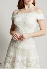 Women's Adriane Floral Embroidered Tea-Length Dress