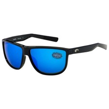 COSTA RINCONDO POLARIZED SUNGLASSES Shiny Black Blue Mirror 580g