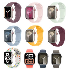 For Apple Watch Silicone Band Strap Series 10 11 SE 1 2 3 4 5 6 7 Sports 38-49mm