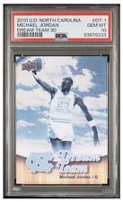 2010-11 UD North Carolina Basketball Dream Team Michael Jordan #DT-1