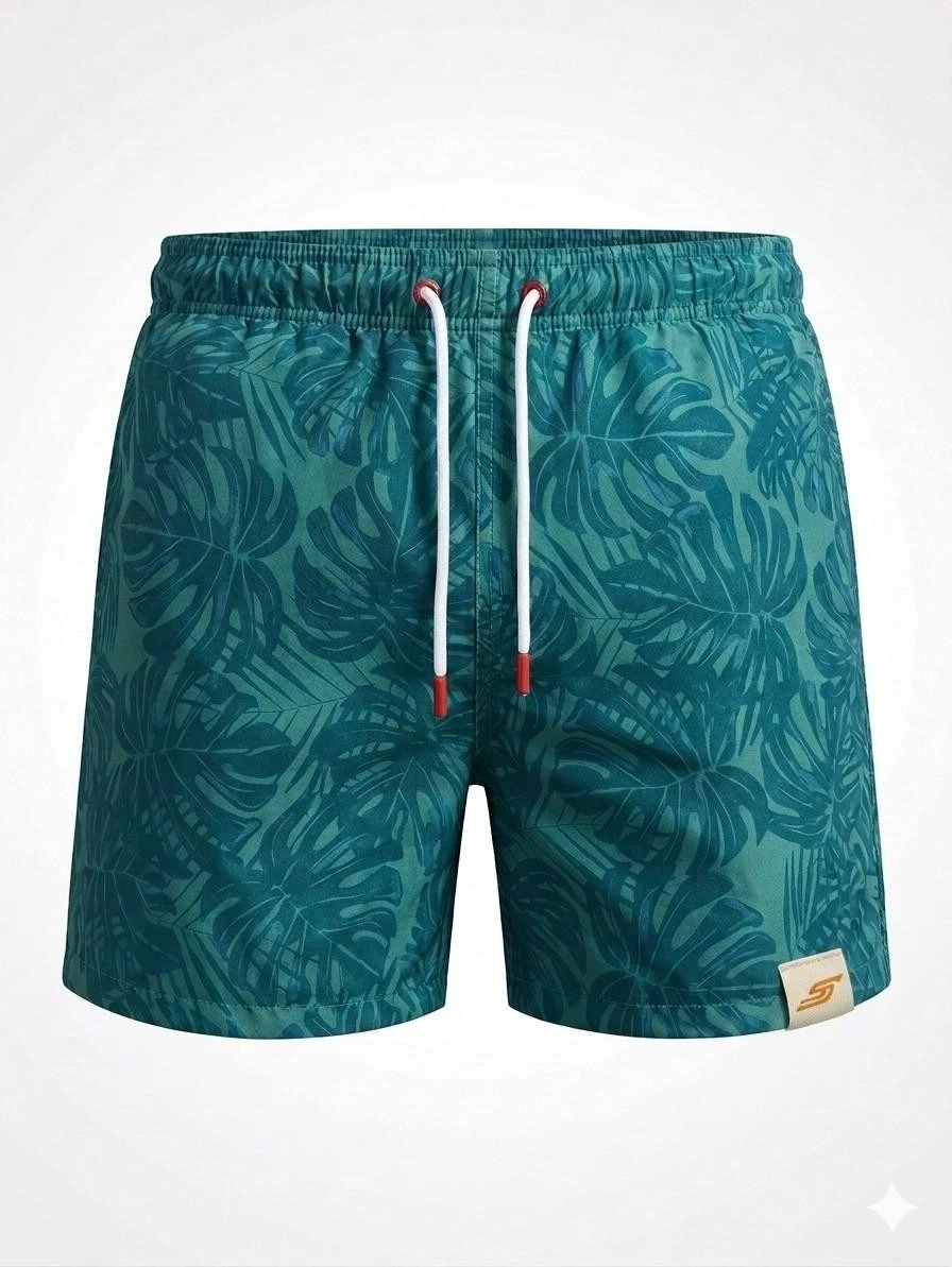 Men’s Swim Shorts Quick Dry Beach Swim Trunks Summer Surf Wear