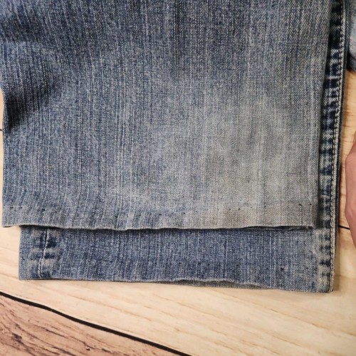 Y2K Vintage Sean John Jeans Mens 36x30 Light Wash Baggy Embroidered Distressed - Picture 11 of 16