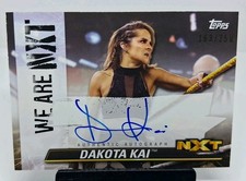 Dakota Kai 2021 Topps We Are NXT Auto /250