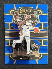 Damian Lillard 2023-24 Panini Select Concourse Blue #63