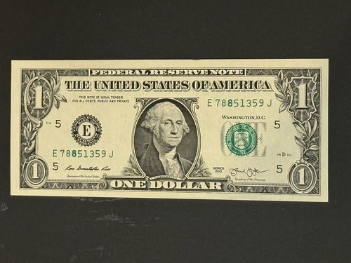 2013 ONE DOLLAR BILLS E78851358 E78851359 E78851360 - Picture 5 of 8