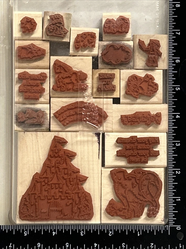 Stampin' Up Dreams & Dragons Caballero Princesa Castillo Rana Setas Unicornio Foto 4 de 4